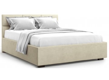 Полутораспальная кровать Bolsena 140 бежевый велюр (velutto 17)