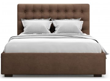 Полутораспальная кровать Brayers 140 коричневый велюр (velutto 23)