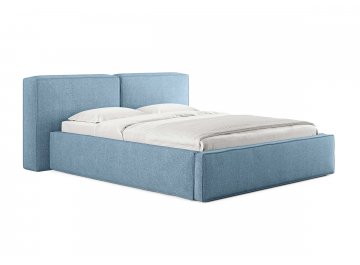 Односпальная кровать Europa голубой рогожка