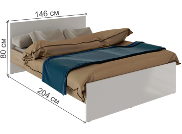 Полутораспальная кровать Фодик