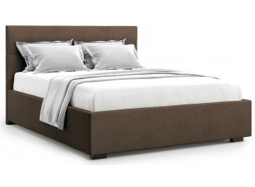 Полутораспальная кровать Garda 140 коричневый велюр (velutto 23)