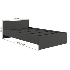 Полутораспальная кровать Мадера М1400