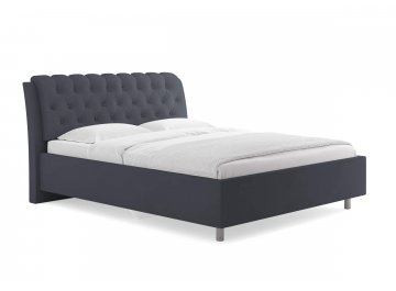 Полутораспальная кровать Olivia графитовый диагональ