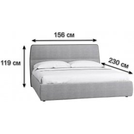 Полутораспальная кровать Сканди