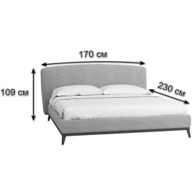 Полутораспальная кровать Сканди Лайт