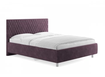 Полутораспальная кровать Stella лаванда микровелюр
