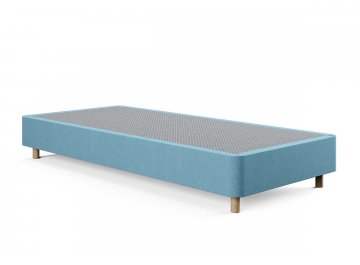 Односпальная кровать Tatami голубой рогожка