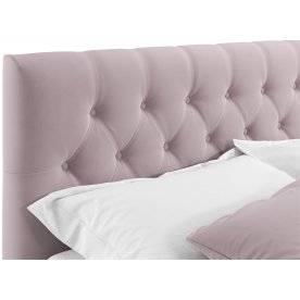 Полутораспальная кровать Verona 140х200 лиловый велюр