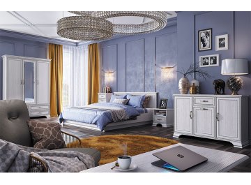 Двуспальная кровать Tiffany с матрасом