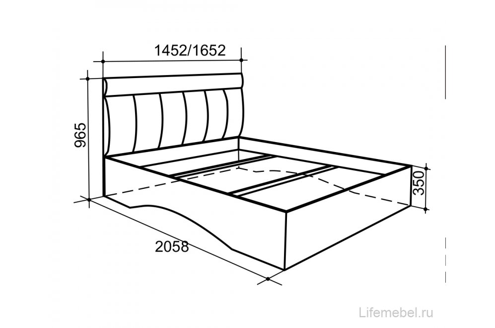 Кровать Мио 1.6 "Стандарт" 160x200 с матрасом