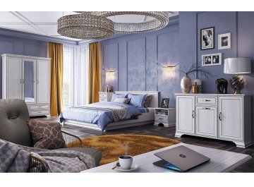 Полутораспальная кровать Tiffany с матрасом