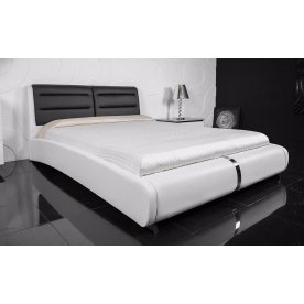 Кровать Verina 160х200 черно-белая с матрасом