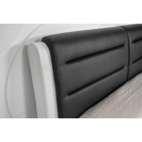 Кровать Verina 160х200 черно-белая с матрасом