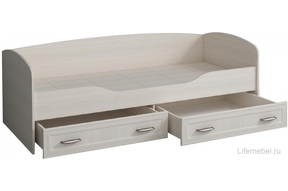 Односпальная кровать Колибри 80 х 190 см бодега с матрасом