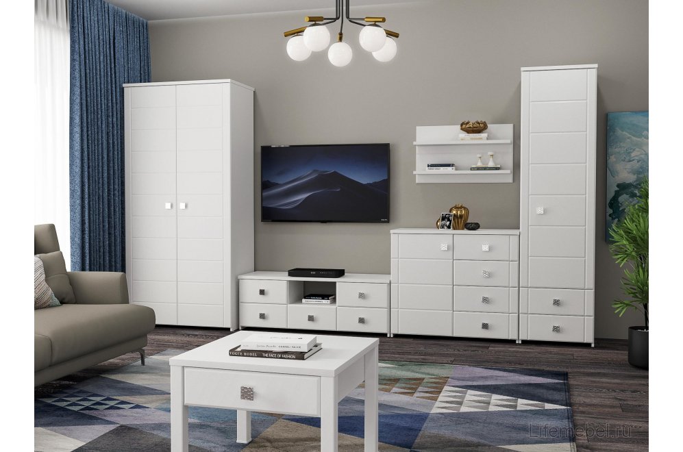 Полка Изабель ИЗ-82 белое дерево