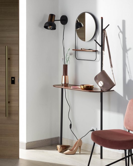 Полка Marcolina черная