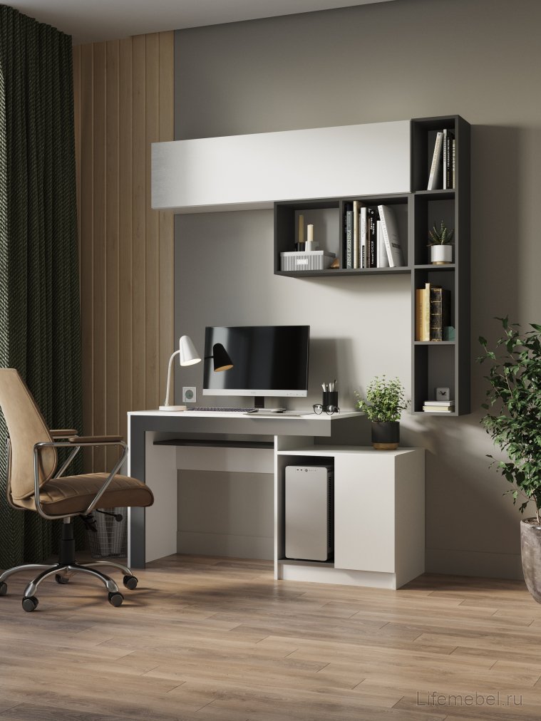 Полка Модена графит