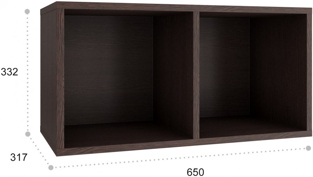 Полка Монблан МБ-80 венге