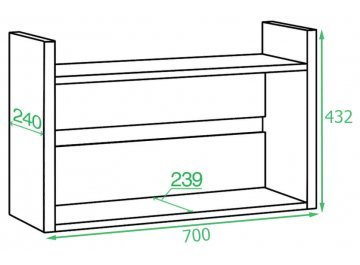 Полка навесная