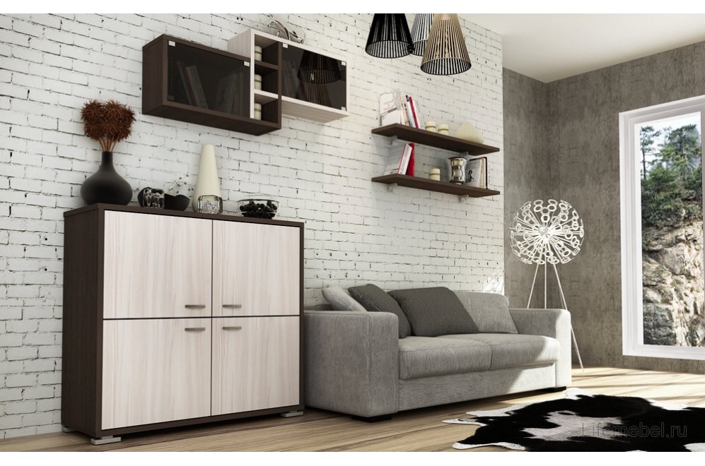 Полка ПК-20 венге / карамель