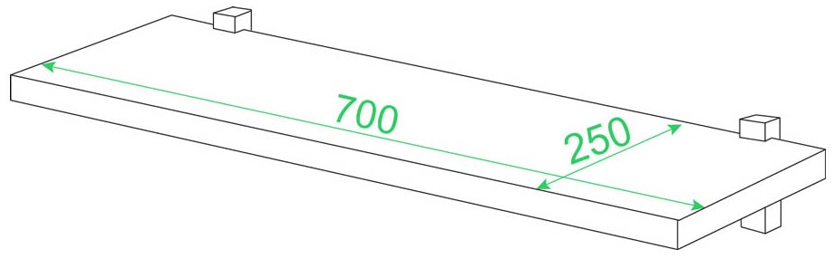 Полка ПК-3 С слива