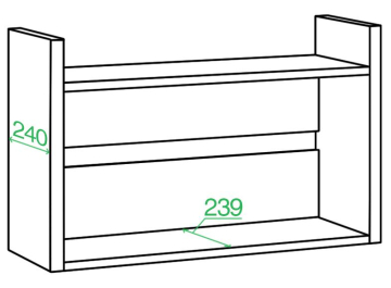 Полка ПКЛ-О ШК