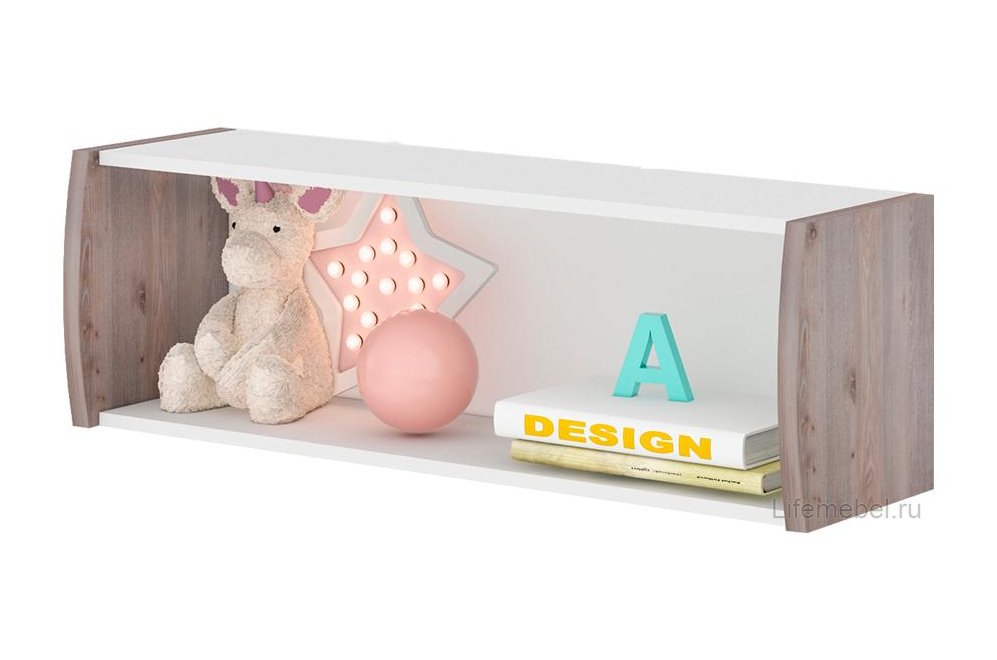 Полка ПНД НБЕ нельсон / белая