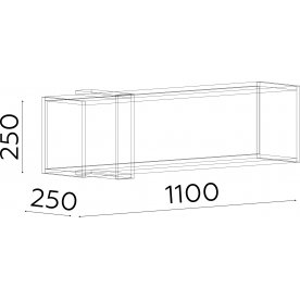 Полка Гринвич модель 7
