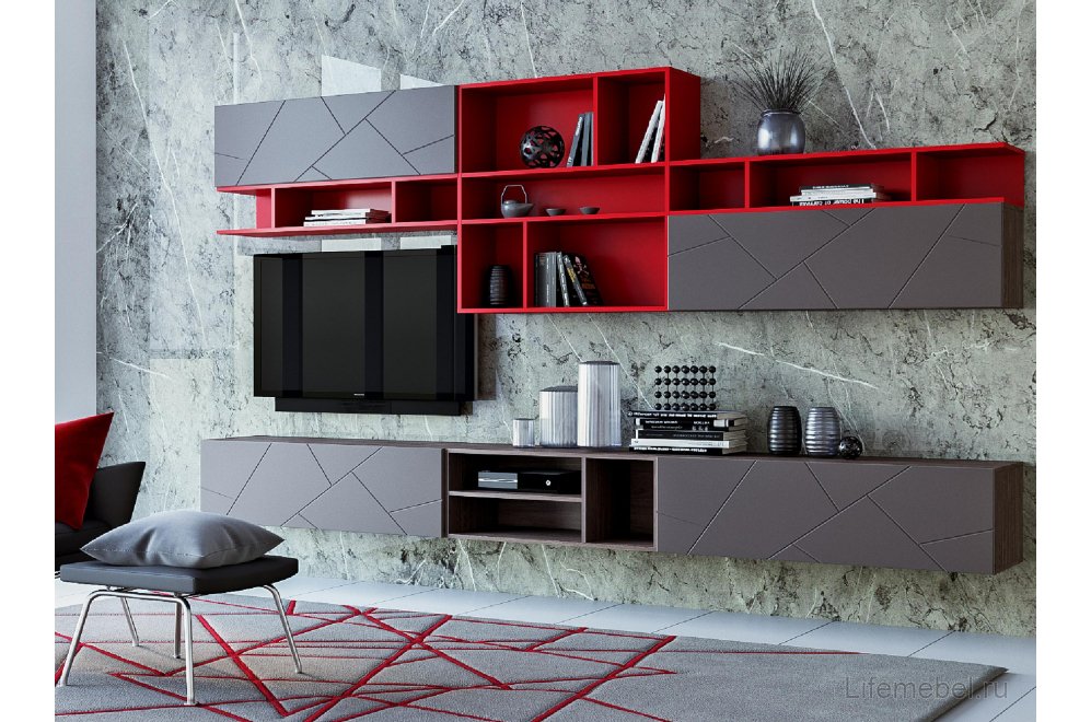 Полка Summit НМ 011.92 ярко-красная