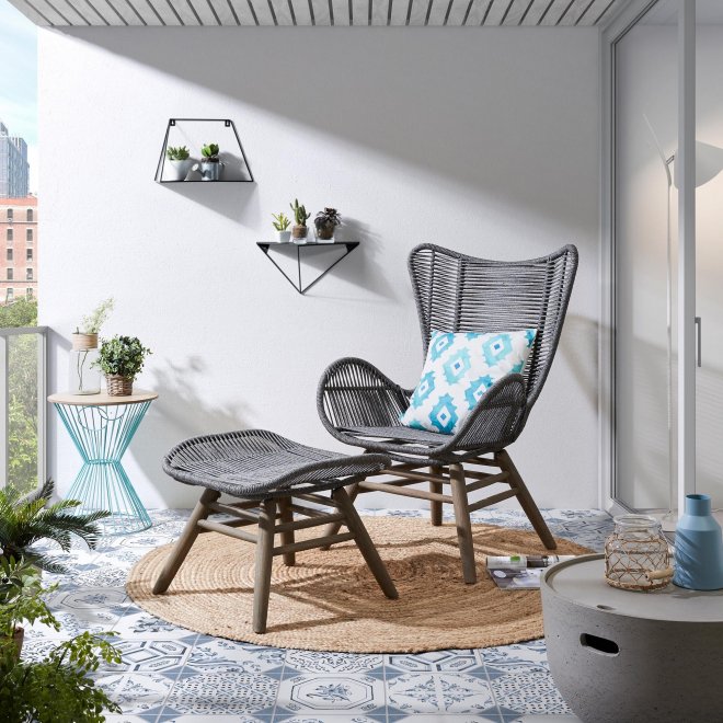 Полка Upp треугольная черная