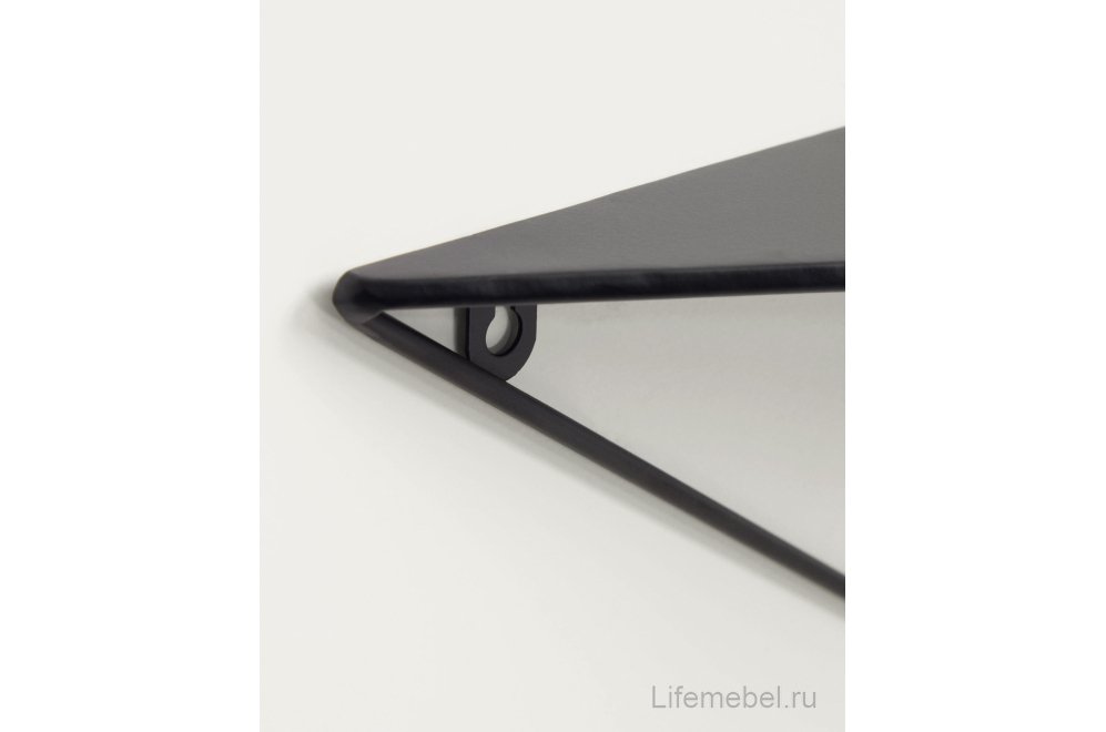 Полка Upp треугольная черная