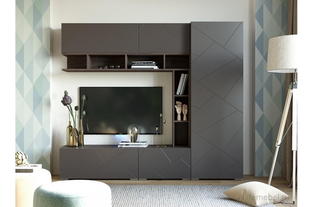 Полка Urban / Summit НМ 011.92-01 ясень анкор темный kr