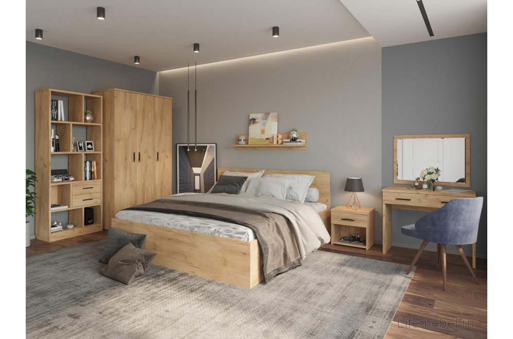 Полка Виктория ВИ-90 дуб крафт золотой