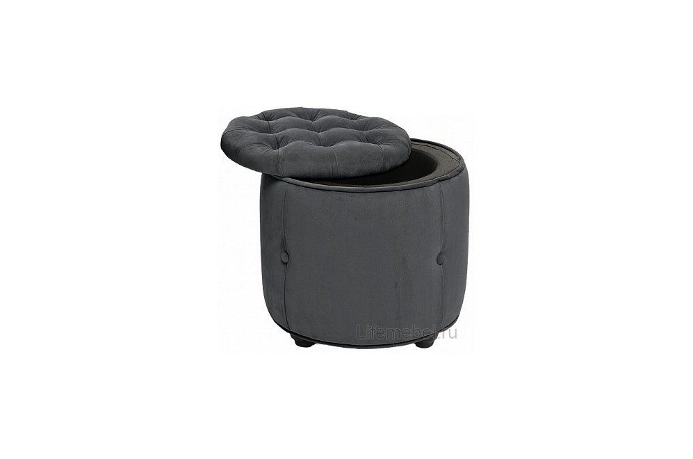 Пуф Зулу серый