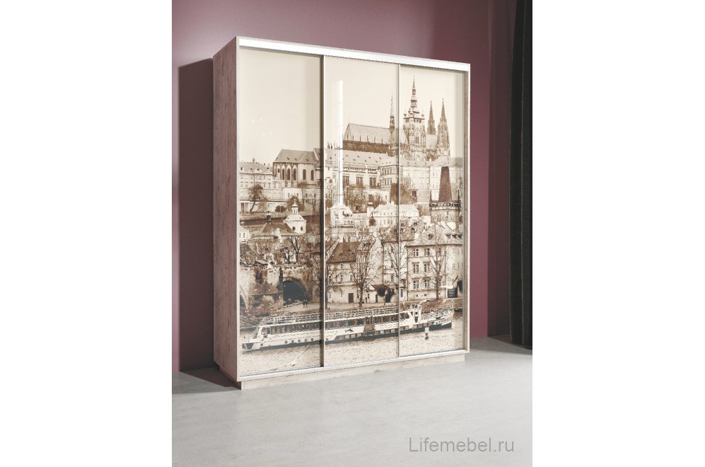 Шкаф-купе Леон-2 Прага 1770