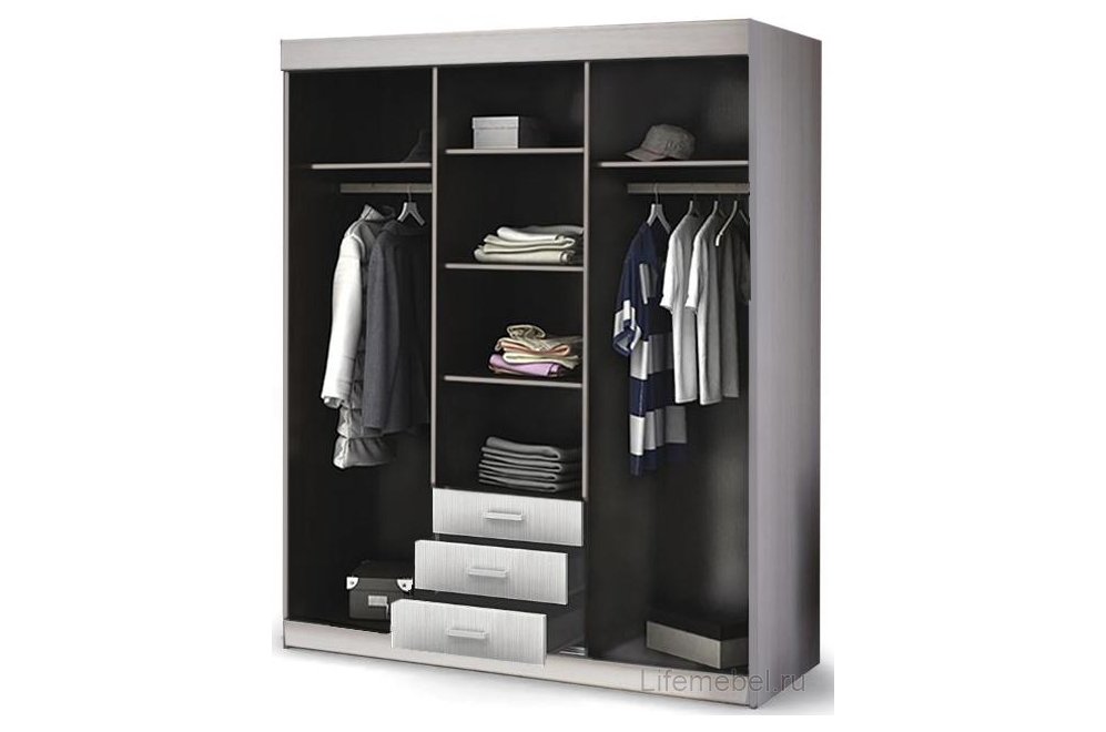 Шкаф-купе Лидер 1К анкор / анкор