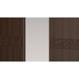 Шкаф-купе трехдверный Ирис 16 дуб тортона с зеркалом