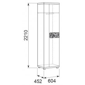 Шкаф однодверный Ирис 13
