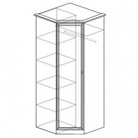 Угловой шкаф Яна 138