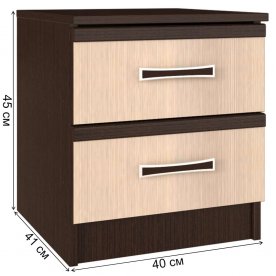 Комплект тумб прикроватных Сакура