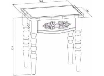 Прикроватная тумба Ассоль АС-39
