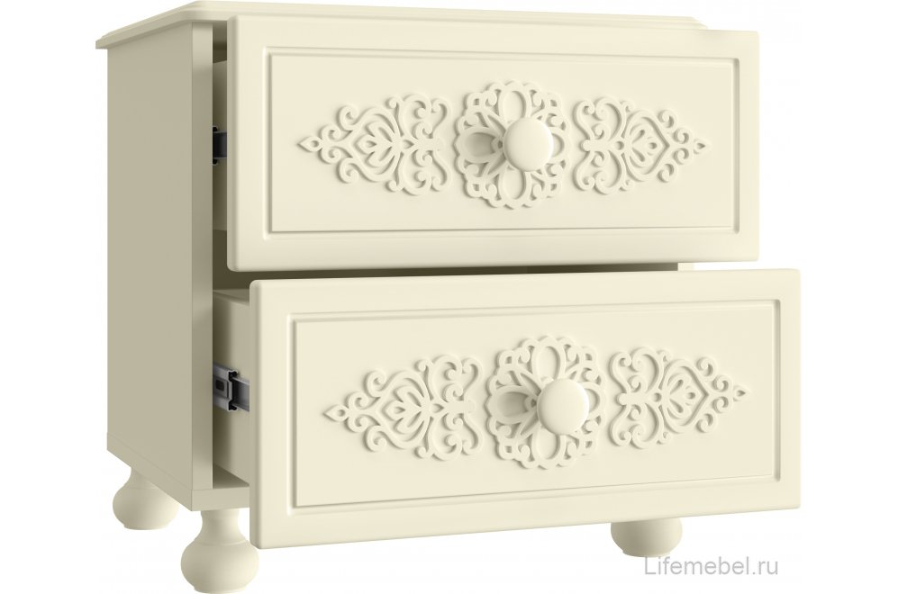 Прикроватная тумба Ассоль плюс АС-4 ваниль