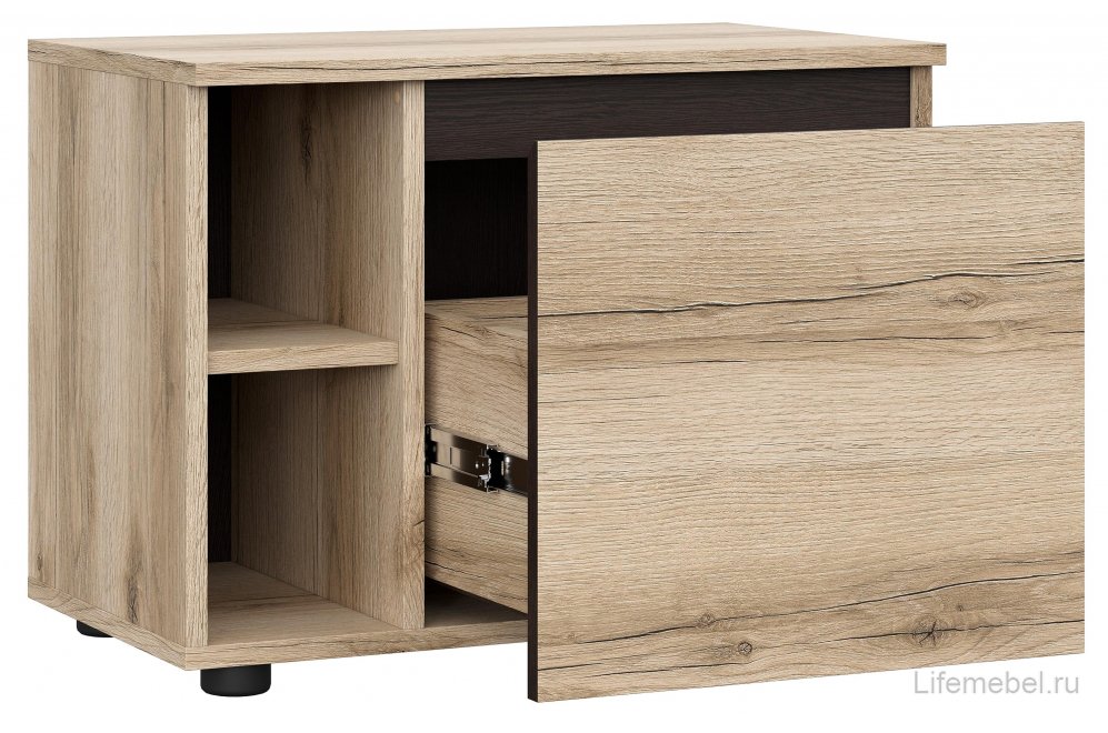 Прикроватная тумба Берген Серия 2 дуб делано / дуб делано