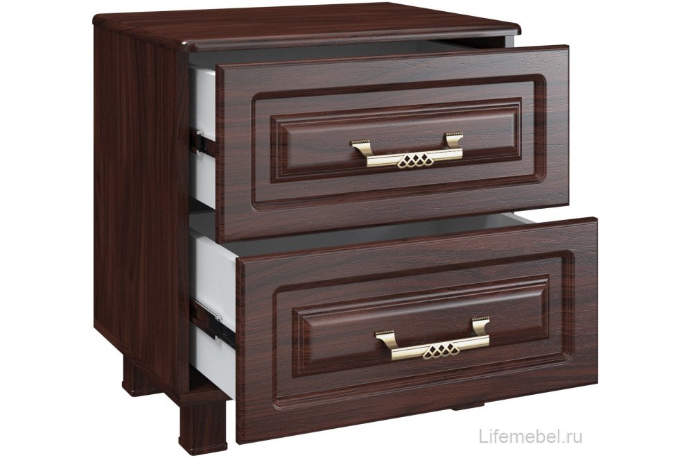 Прикроватная тумба Элизабет ЭМ-15 орех темный