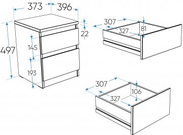 Прикроватная тумба Кастор