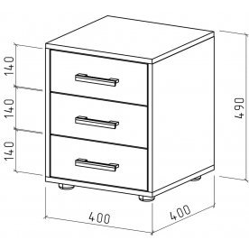 Прикроватная тумба Остин-1