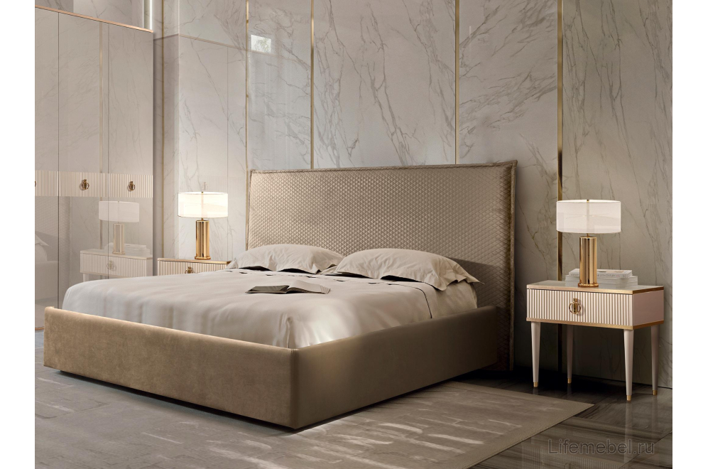 Прикроватная тумба Rimini Solo РМТП-1S слоновая кость / золото