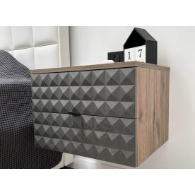 Прикроватная тумба Shtabe Simple 7002 эко навесная