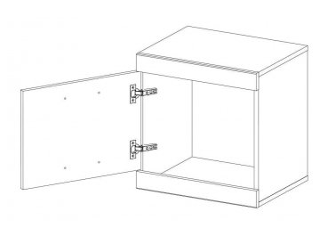Прикроватная тумба Oskar 1D