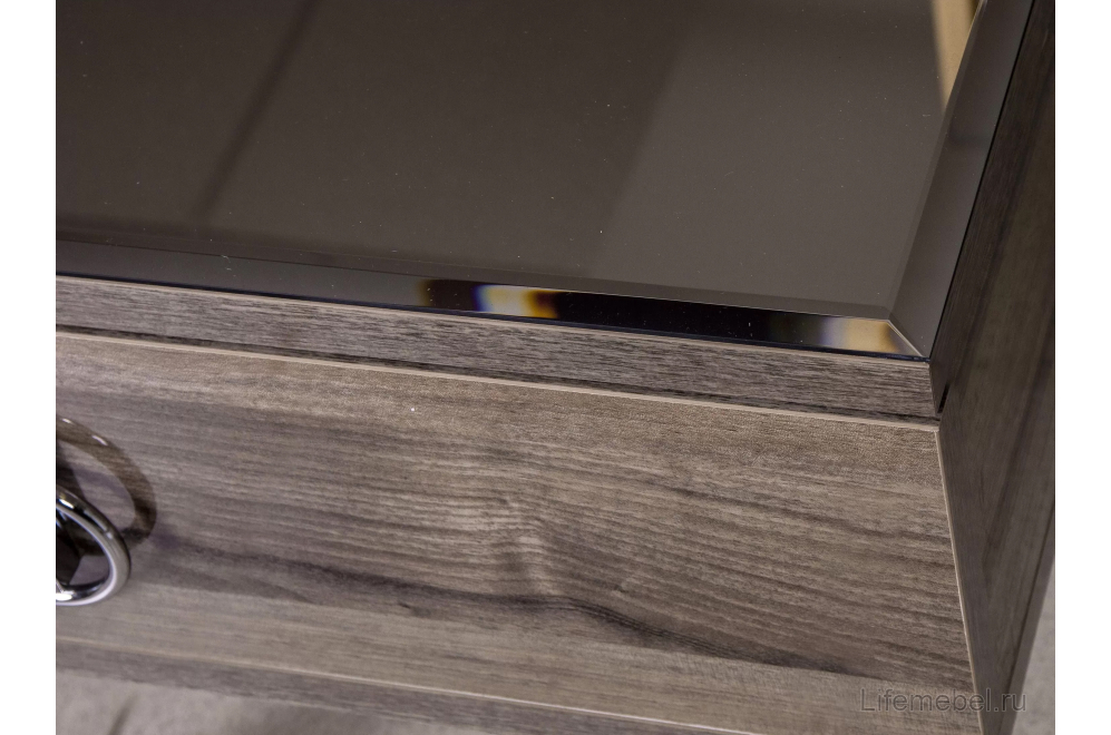 Прикроватная тумба Rimini орех империя / серебро